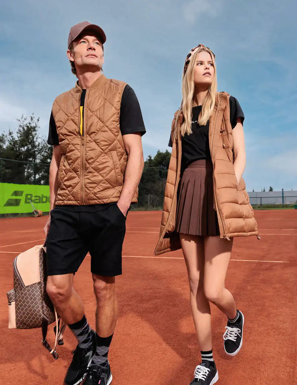 Biston fashion ανδρικό αμάνικο με γιακά 49-202-004 CAMEL