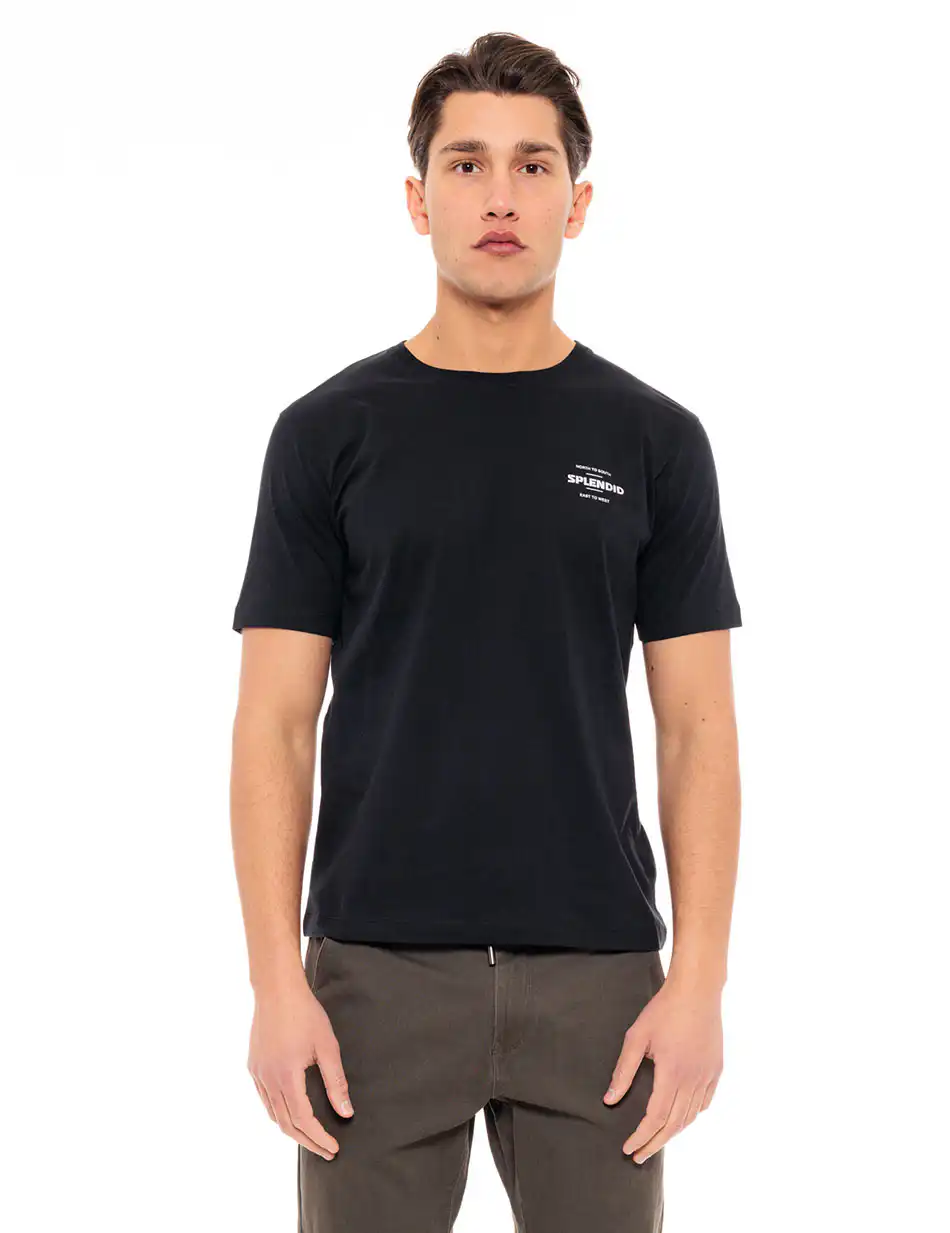 Splendid fashion ανδρικό t-shirt 49-206-001 BLACK