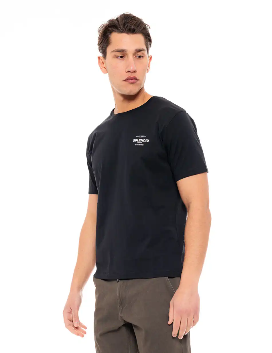 Splendid fashion ανδρικό t-shirt 49-206-001 BLACK
