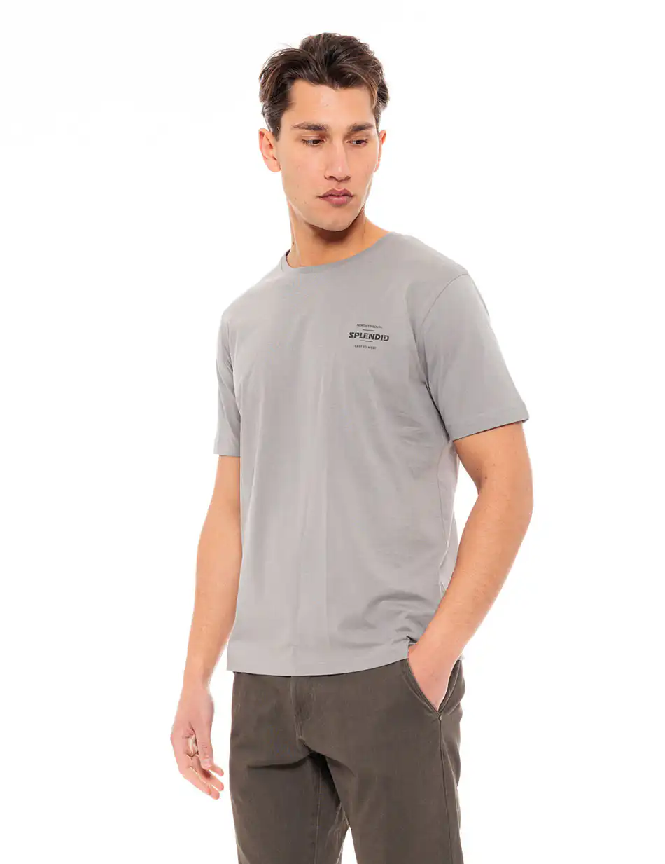 Splendid fashion ανδρικό t-shirt 49-206-001 LT GREY