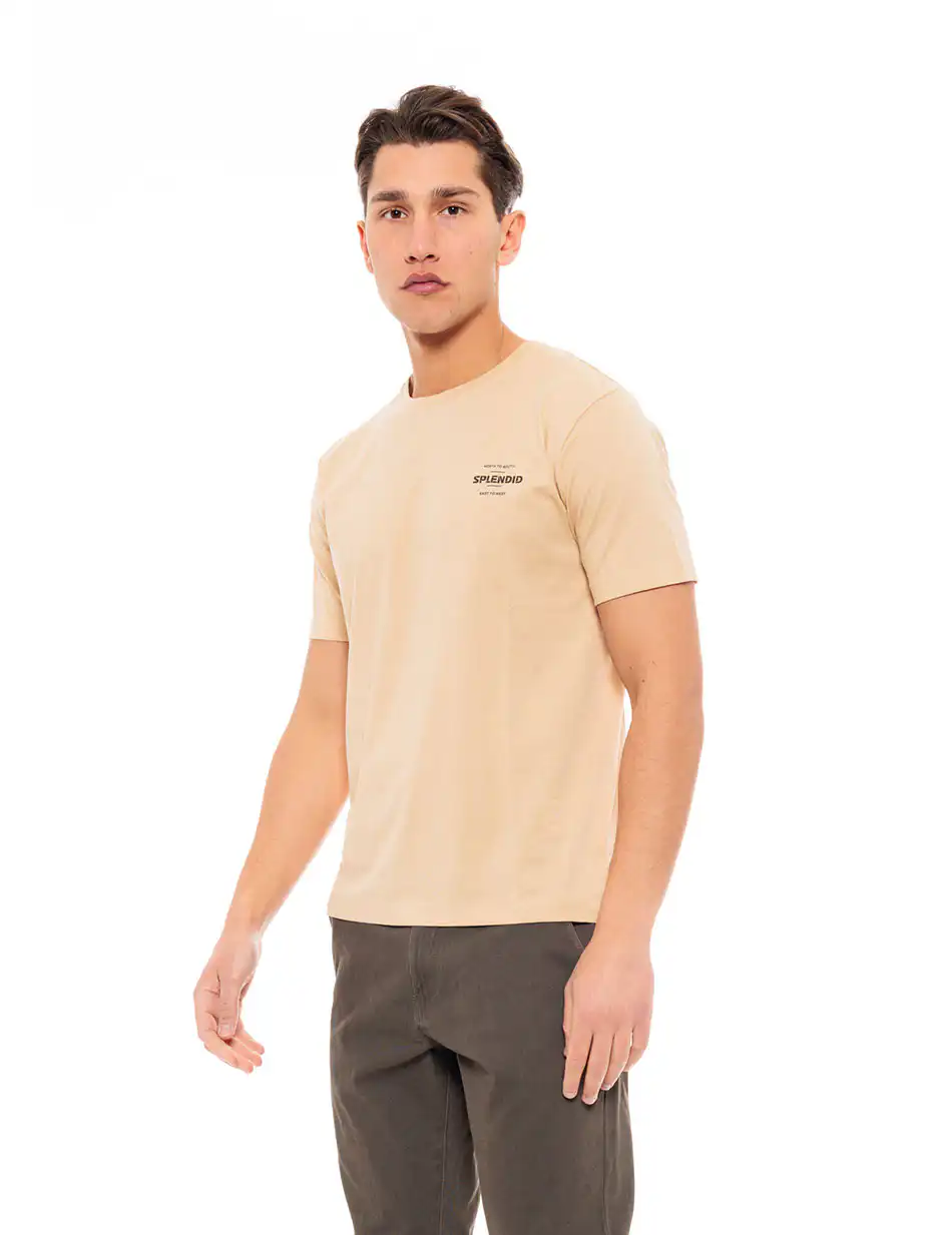 Splendid fashion ανδρικό t-shirt 49-206-001 BEIGE