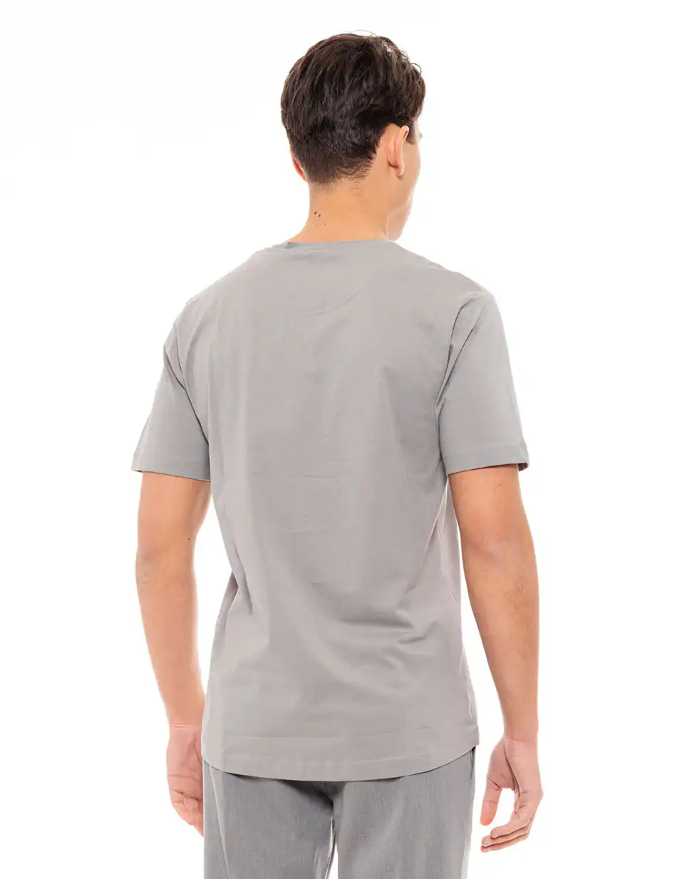 Biston fashion ανδρικό t-shirt 49-206-010 LT GREY