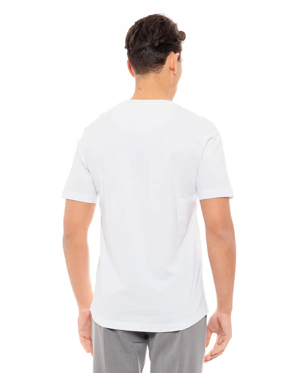 Biston fashion ανδρικό t-shirt 49-206-010 WHITE