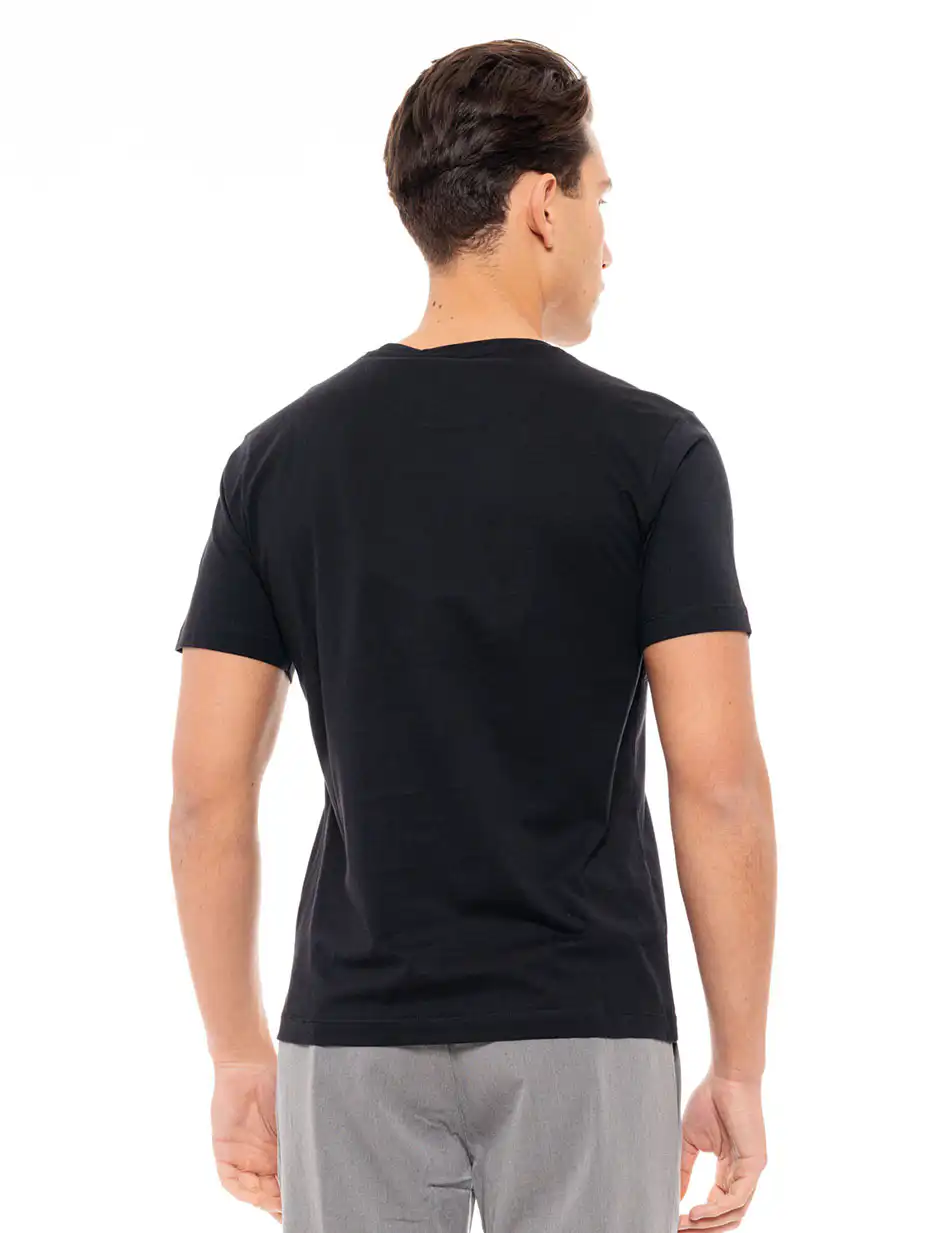 Biston fashion ανδρικό t-shirt 49-206-012 BLACK