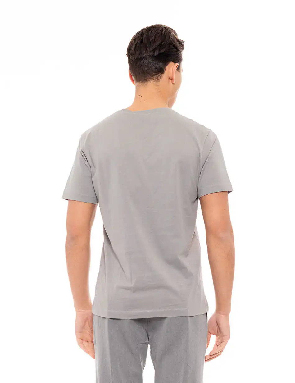 Biston fashion ανδρικό t-shirt 49-206-012 LT GREY