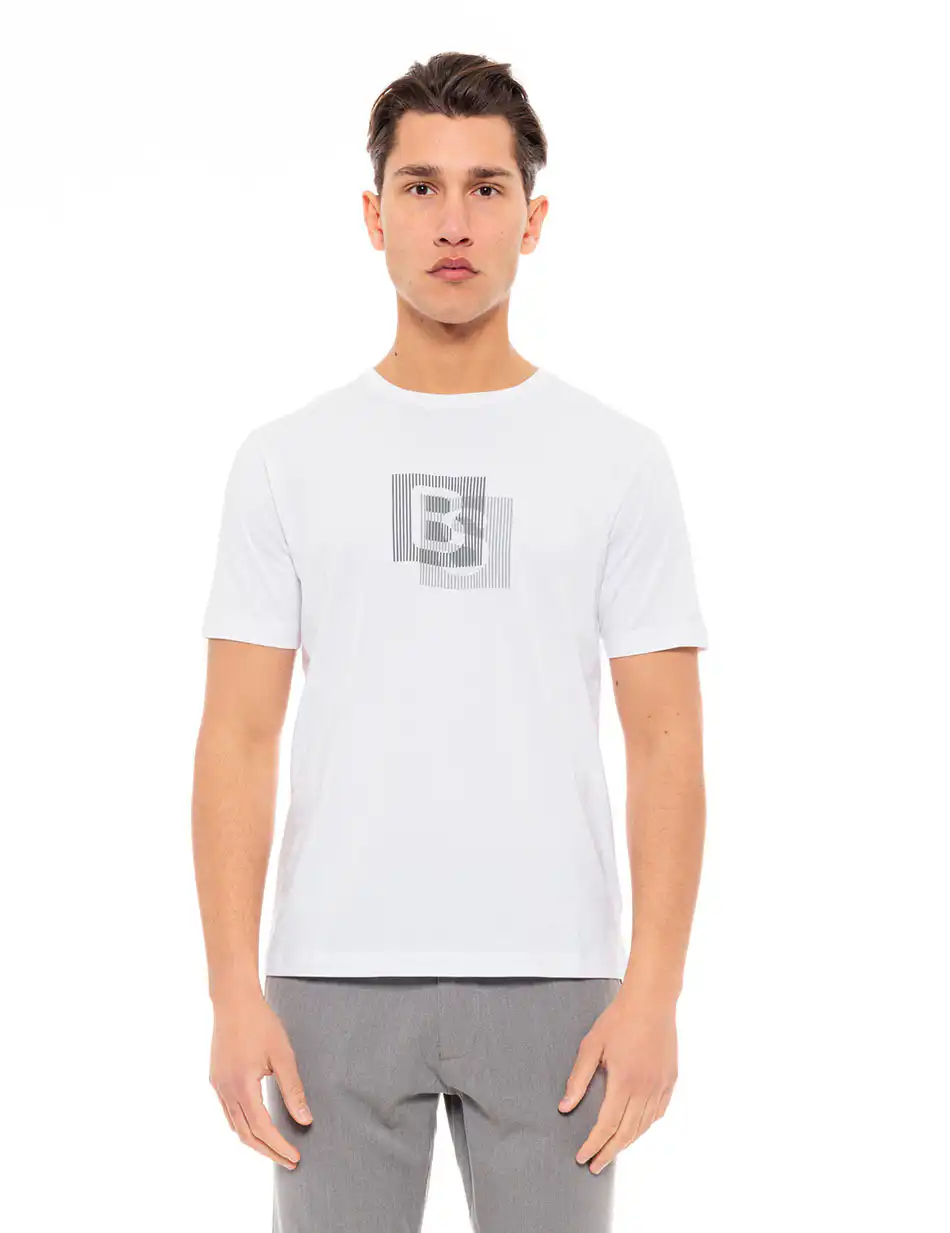 Biston fashion ανδρικό t-shirt 49-206-012 WHITE