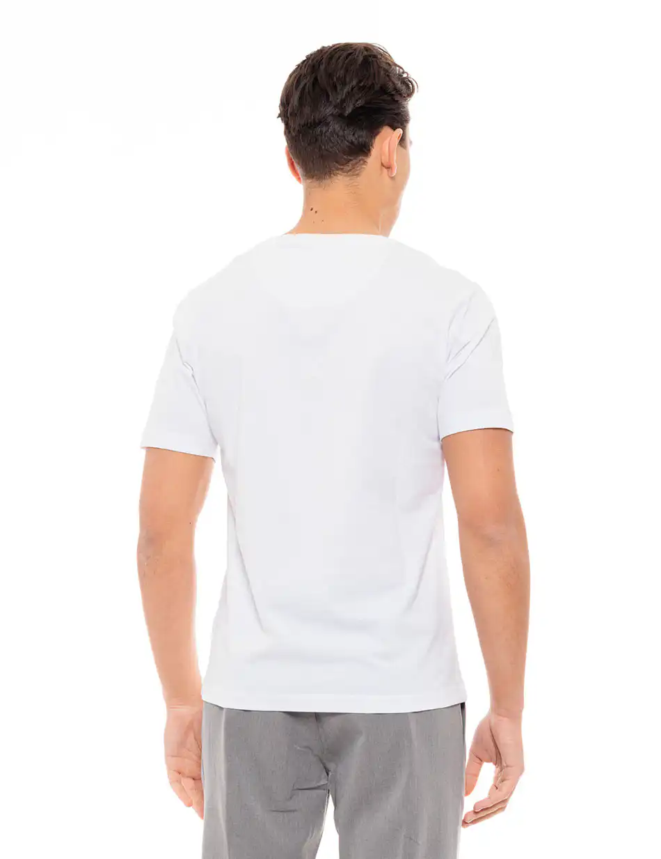 Biston fashion ανδρικό t-shirt 49-206-012 WHITE