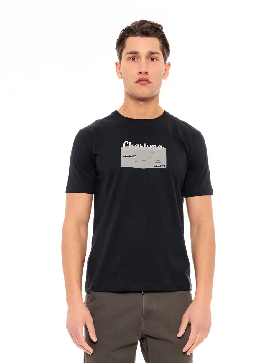 Splendid fashion ανδρικό t-shirt 49-206-017 BLACK