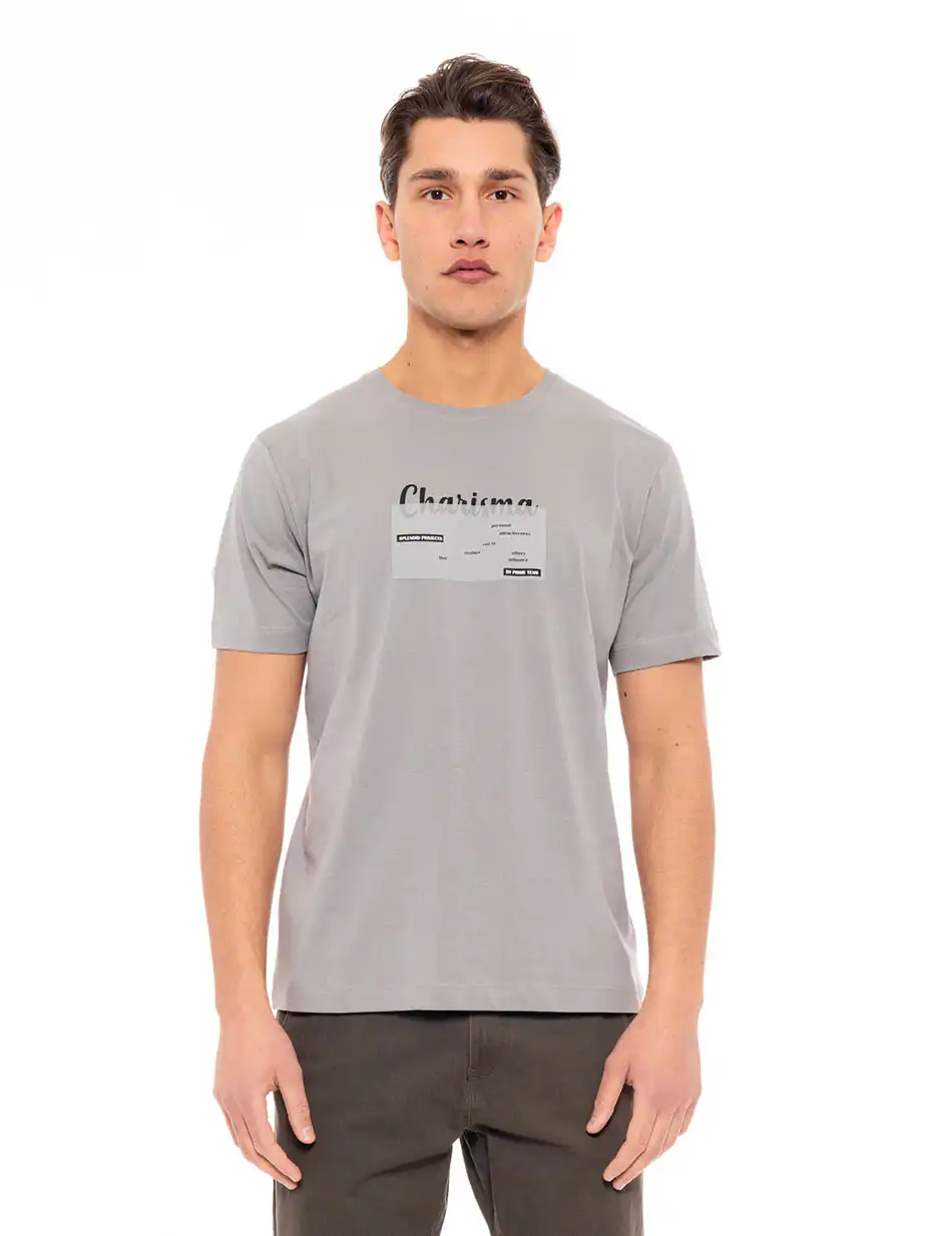 Splendid fashion ανδρικό t-shirt 49-206-017 LT GREY