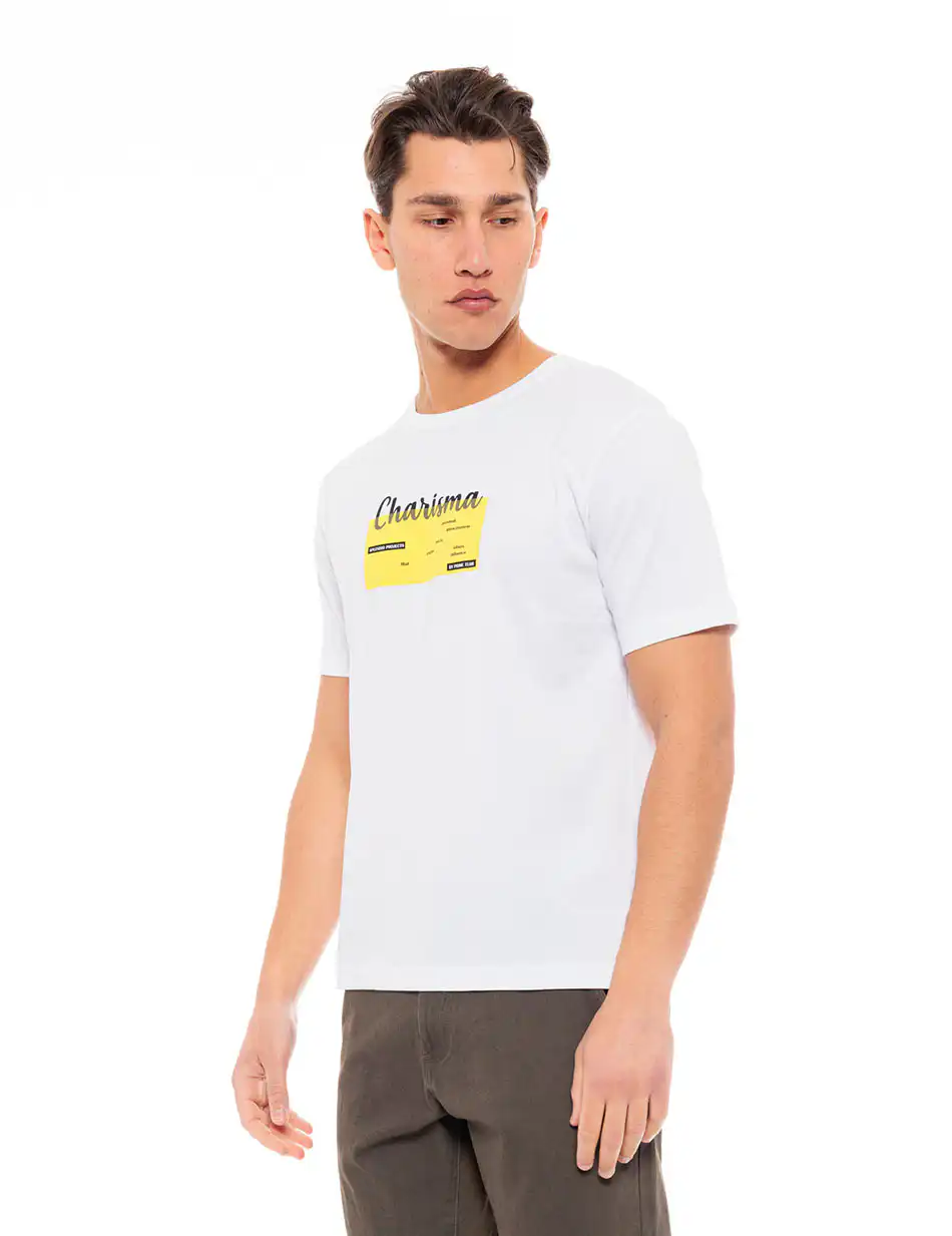 Splendid fashion ανδρικό t-shirt 49-206-017 WHITE