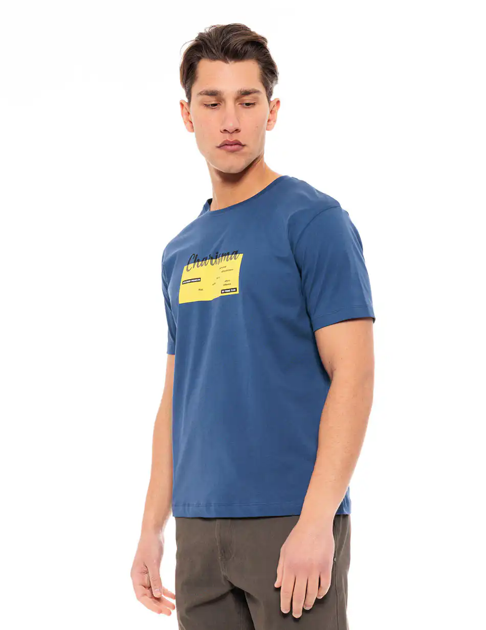 Splendid fashion ανδρικό t-shirt 49-206-017 INDIGO