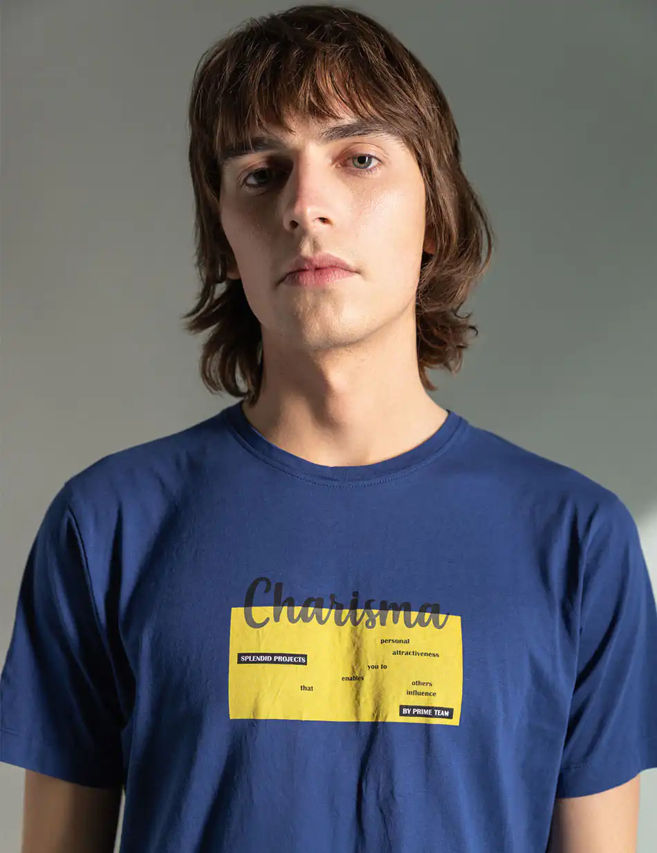 Splendid fashion ανδρικό t-shirt 49-206-017 INDIGO