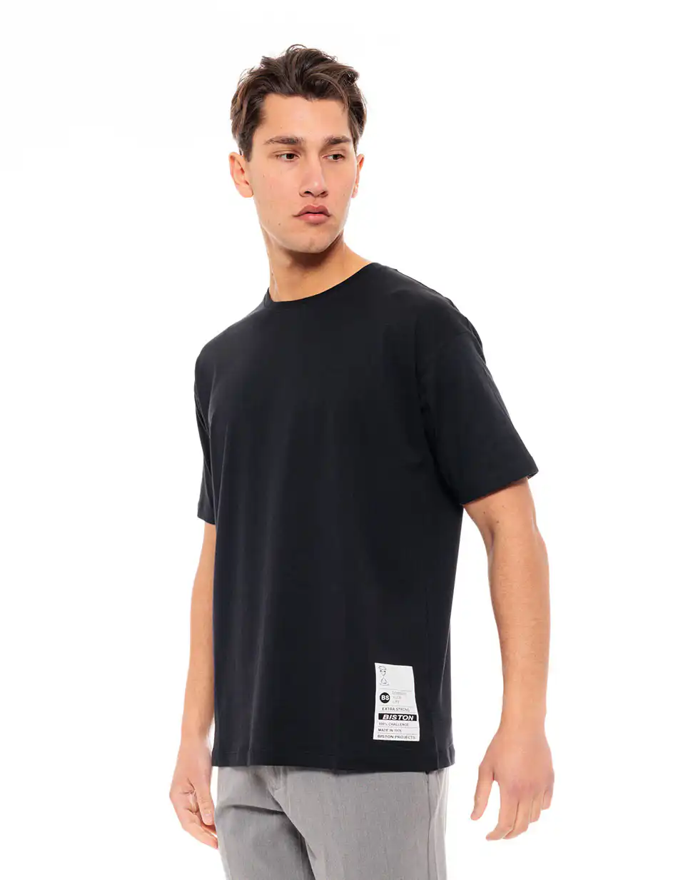 Biston fashion ανδρικό t-shirt 49-206-018 BLACK