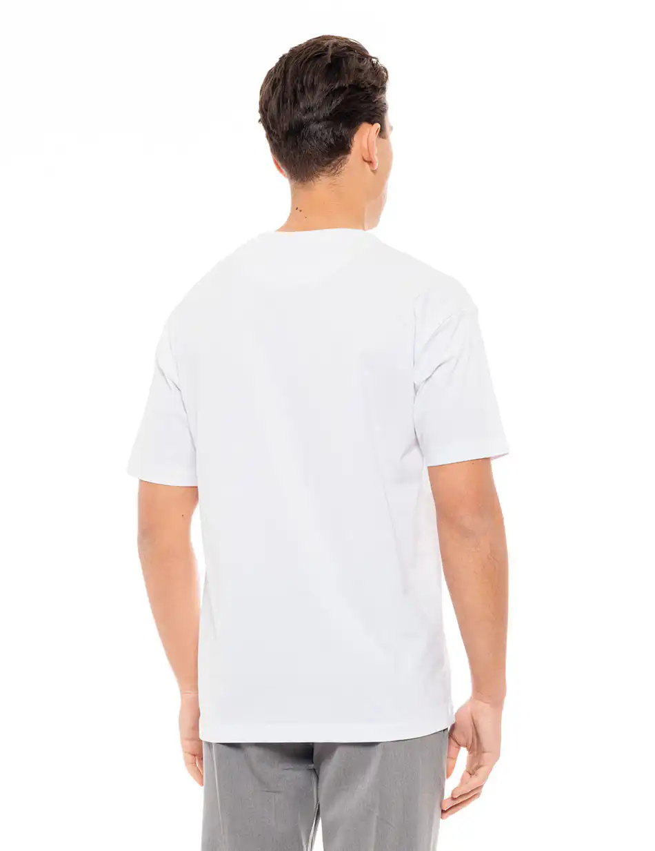 Biston fashion ανδρικό t-shirt 49-206-018 WHITE