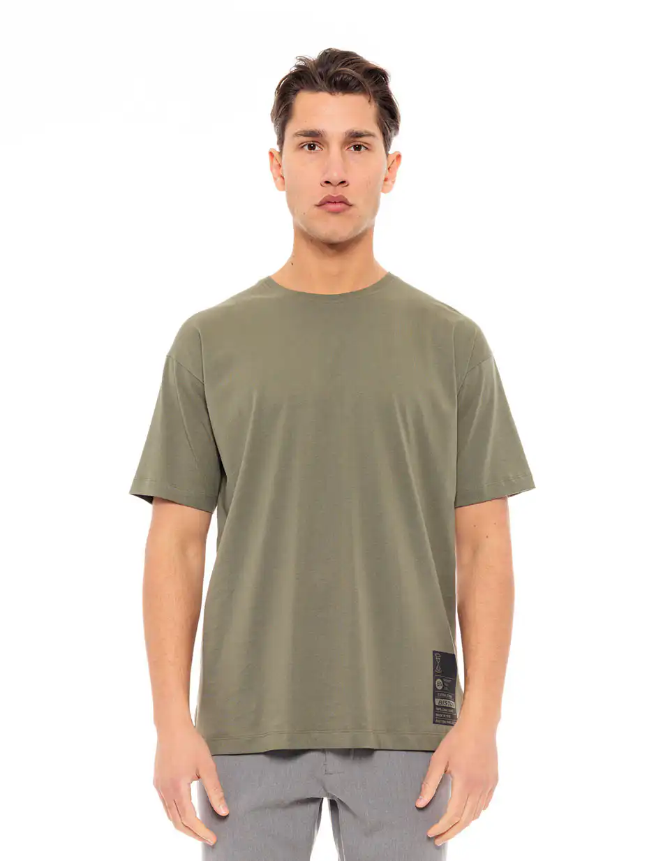 Biston fashion ανδρικό t-shirt 49-206-018 KHAKI