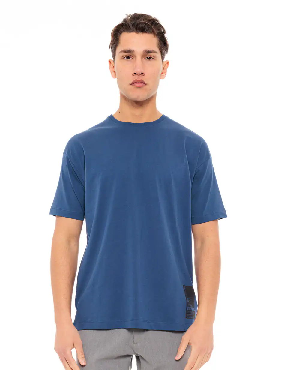 Biston fashion ανδρικό t-shirt 49-206-018 INDIGO
