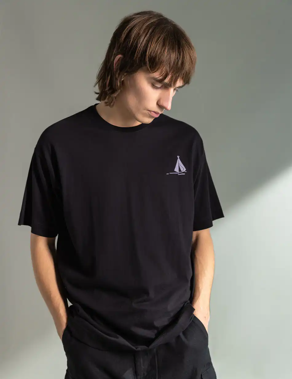 Splendid fashion ανδρικό t-shirt 49-206-024 BLACK