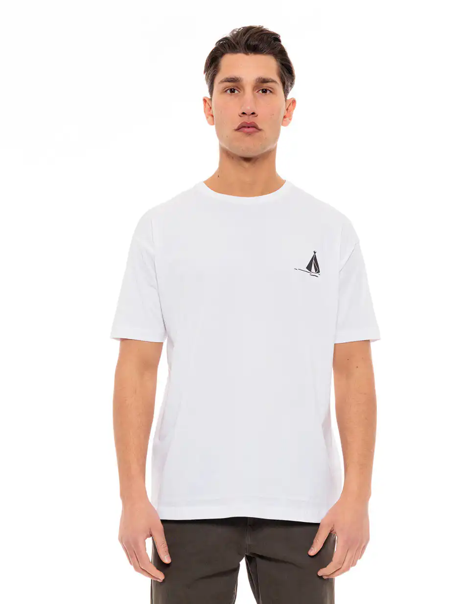 Splendid fashion ανδρικό t-shirt 49-206-024 WHITE