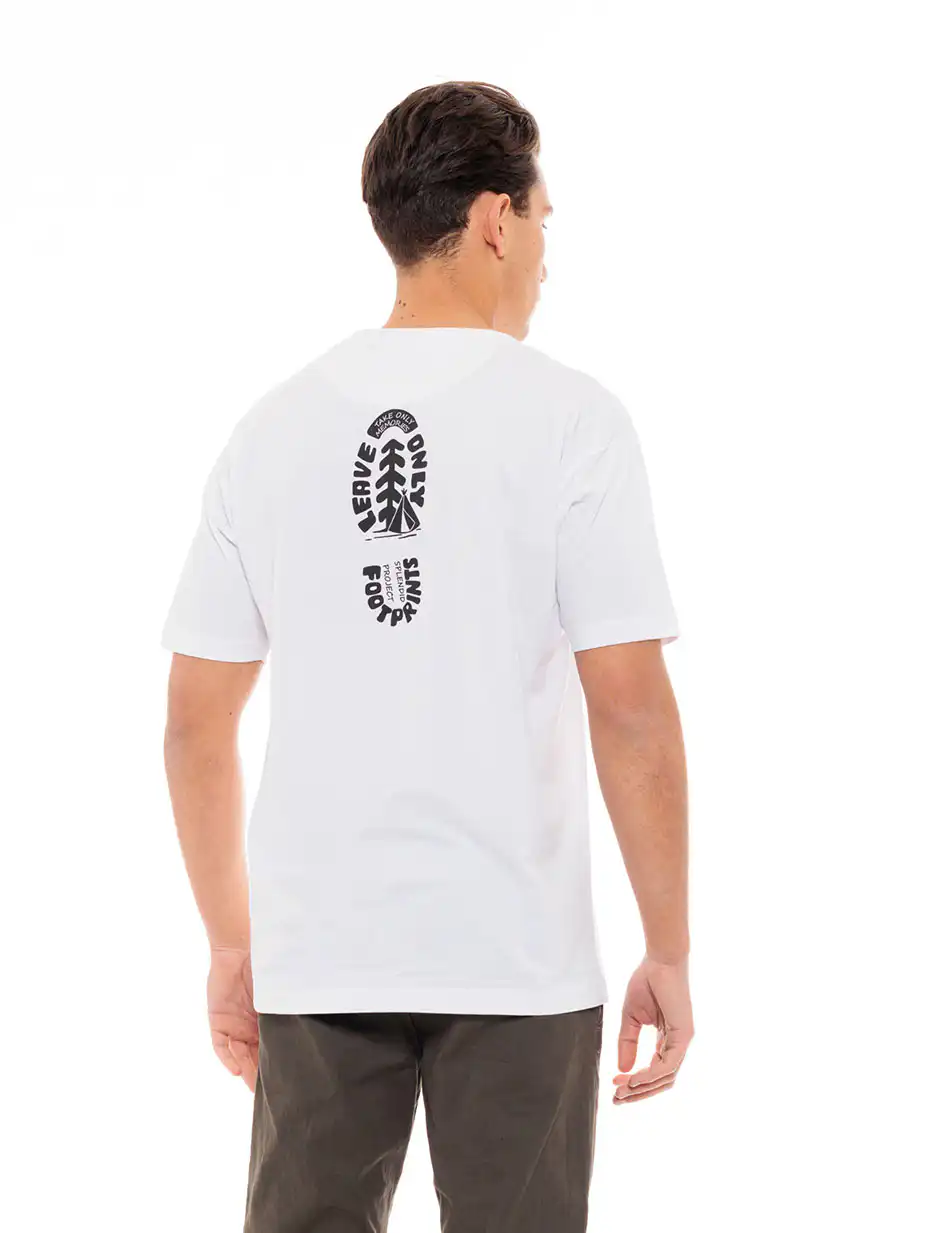 Splendid fashion ανδρικό t-shirt 49-206-024 WHITE