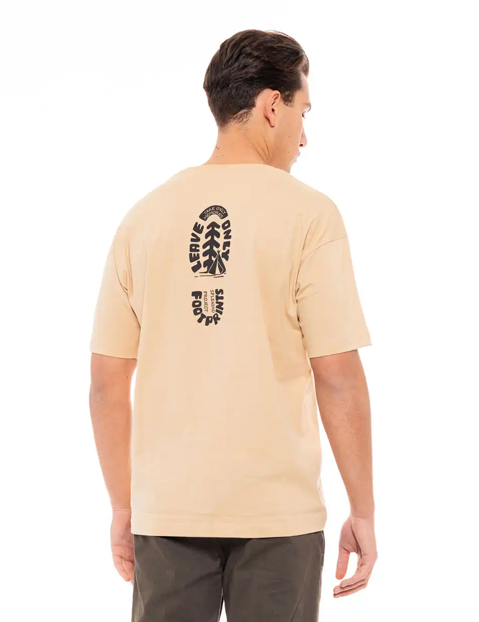 Splendid fashion ανδρικό t-shirt 49-206-024 BEIGE