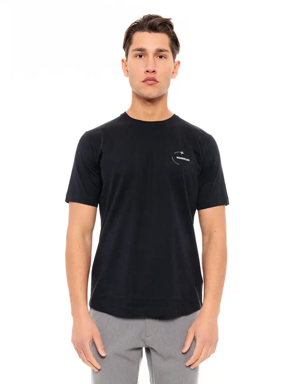 Biston fashion ανδρικό t-shirt 49-206-028 BLACK