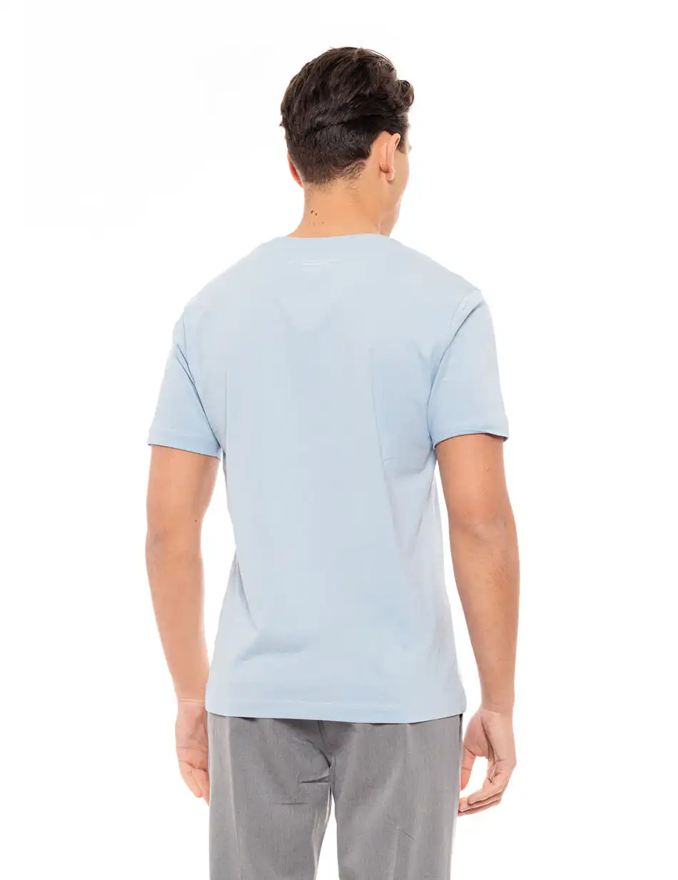 Biston fashion ανδρικό t-shirt 49-206-030 SKY BLUE
