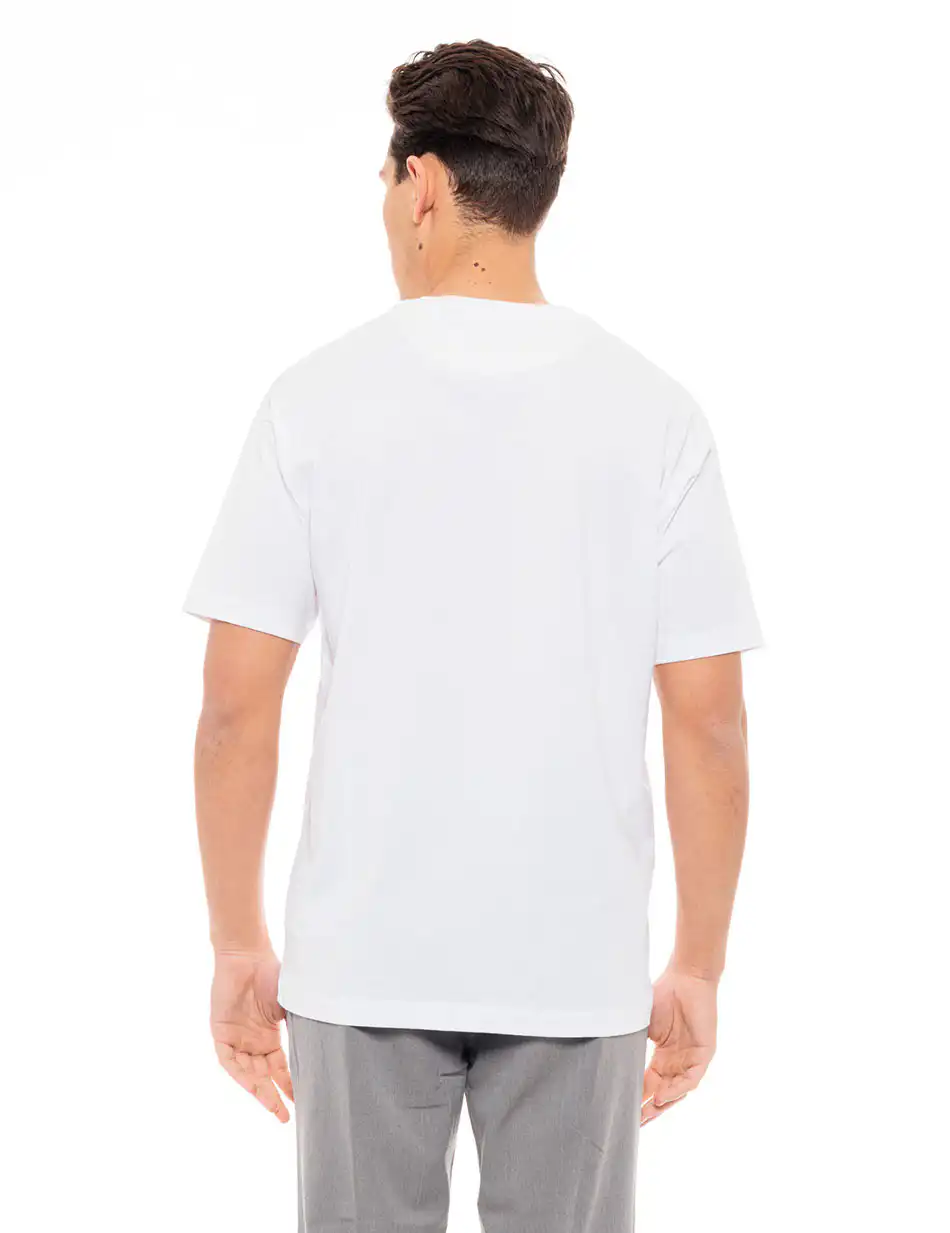 Biston fashion ανδρικό t-shirt 49-206-032 WHITE