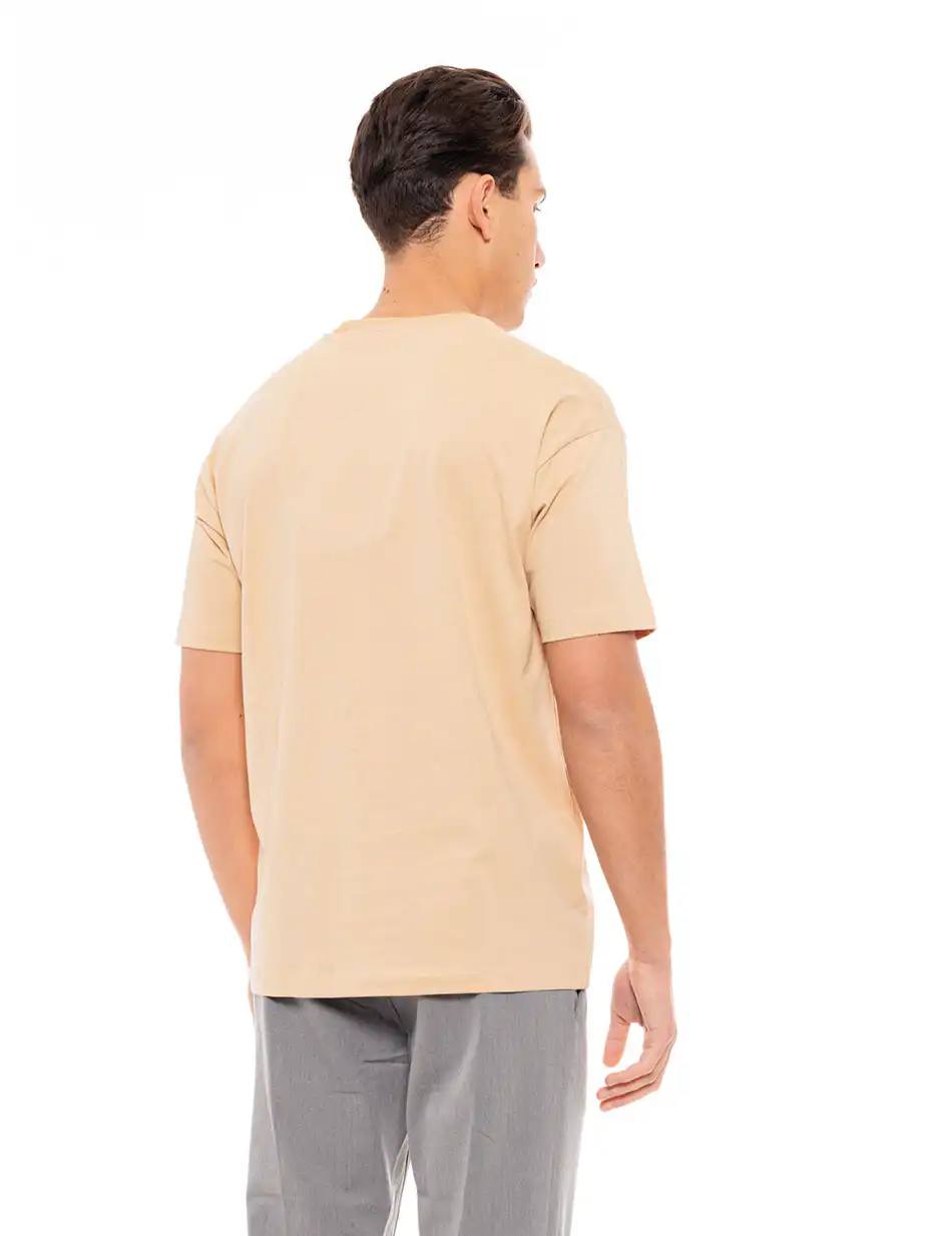 Biston fashion ανδρικό t-shirt 49-206-032 BEIGE