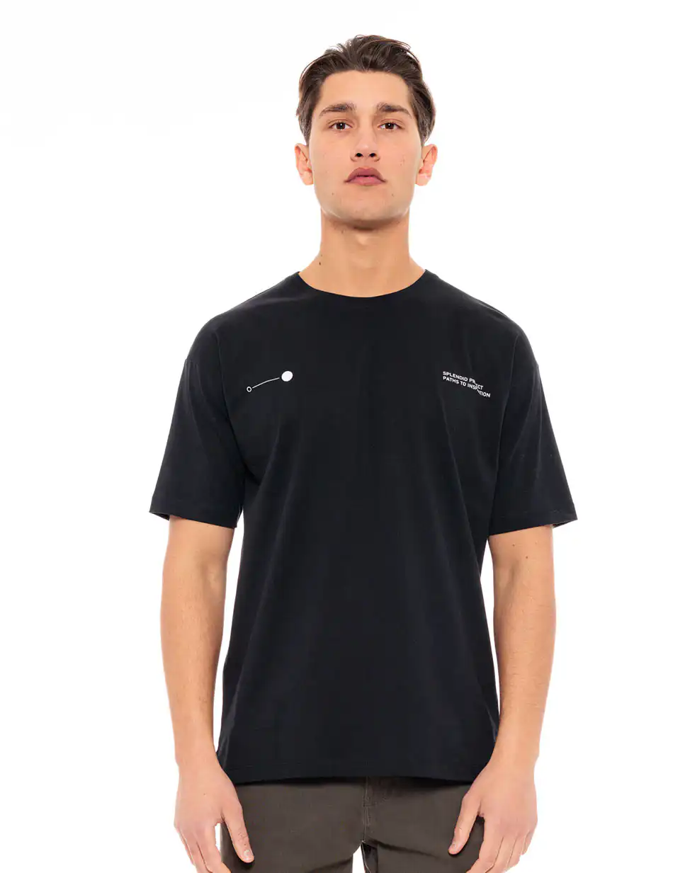 Splendid fashion ανδρικό t-shirt 49-206-033 BLACK