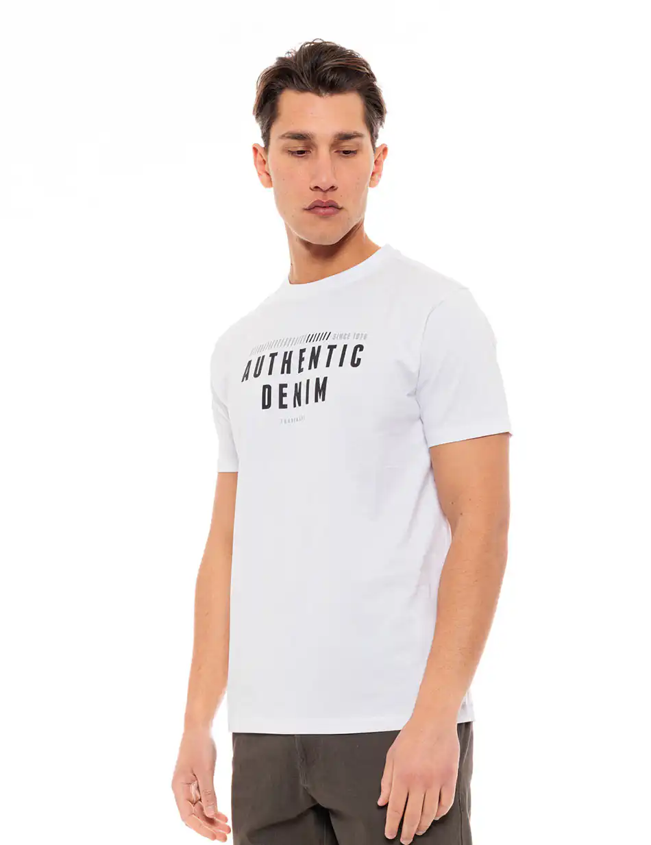 Splendid fashion ανδρικό t-shirt 49-206-045 WHITE