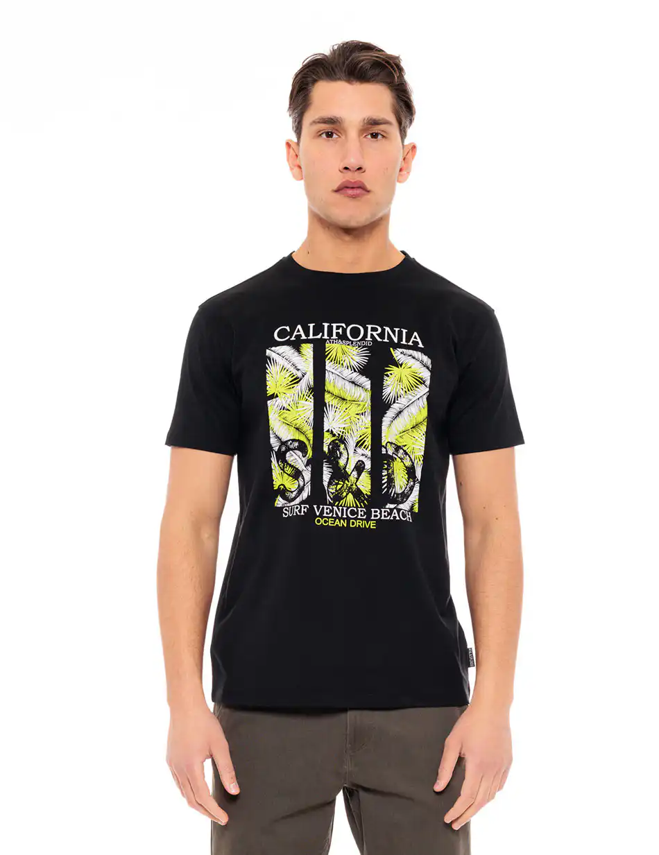 Splendid fashion ανδρικό t-shirt 49-206-062 BLACK