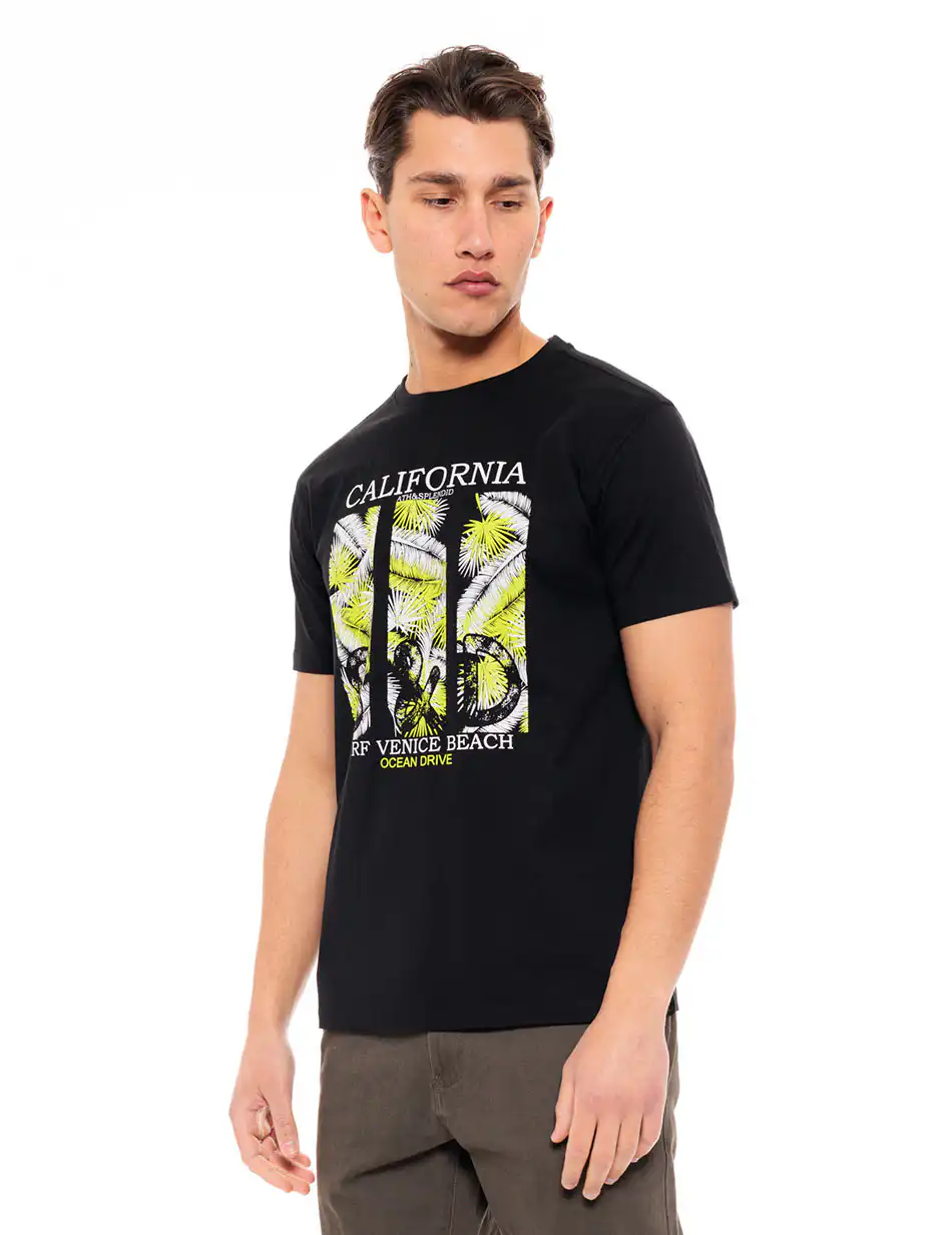 Splendid fashion ανδρικό t-shirt 49-206-062 BLACK