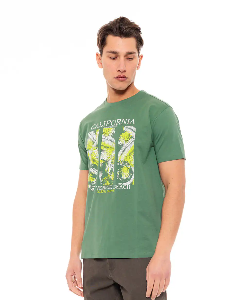 Splendid fashion ανδρικό t-shirt 49-206-062 GREEN