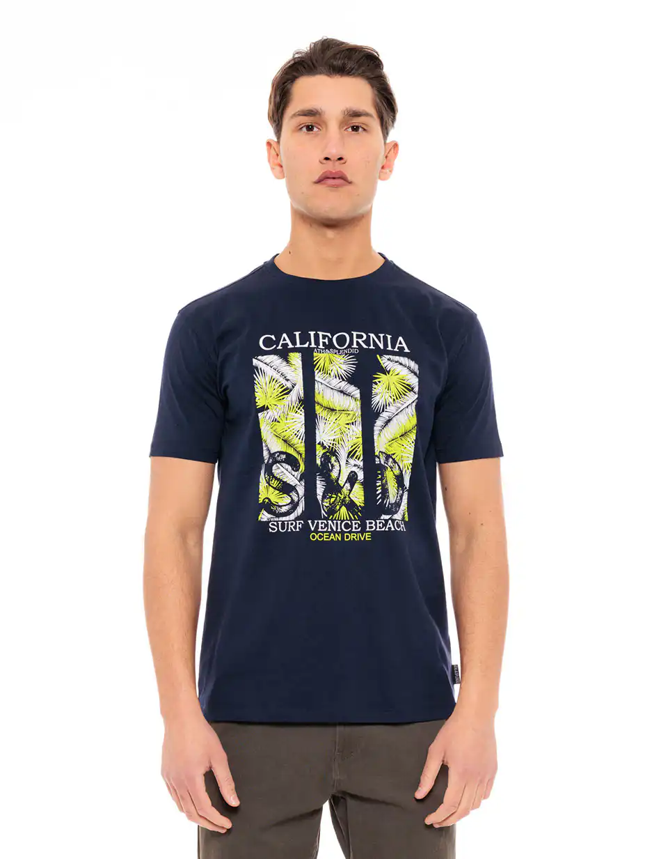 Splendid fashion ανδρικό t-shirt 49-206-062 NAVY