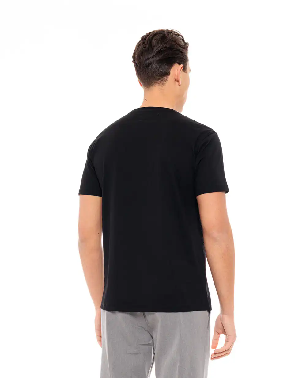Biston fashion ανδρικό t-shirt 49-206-067 BLACK