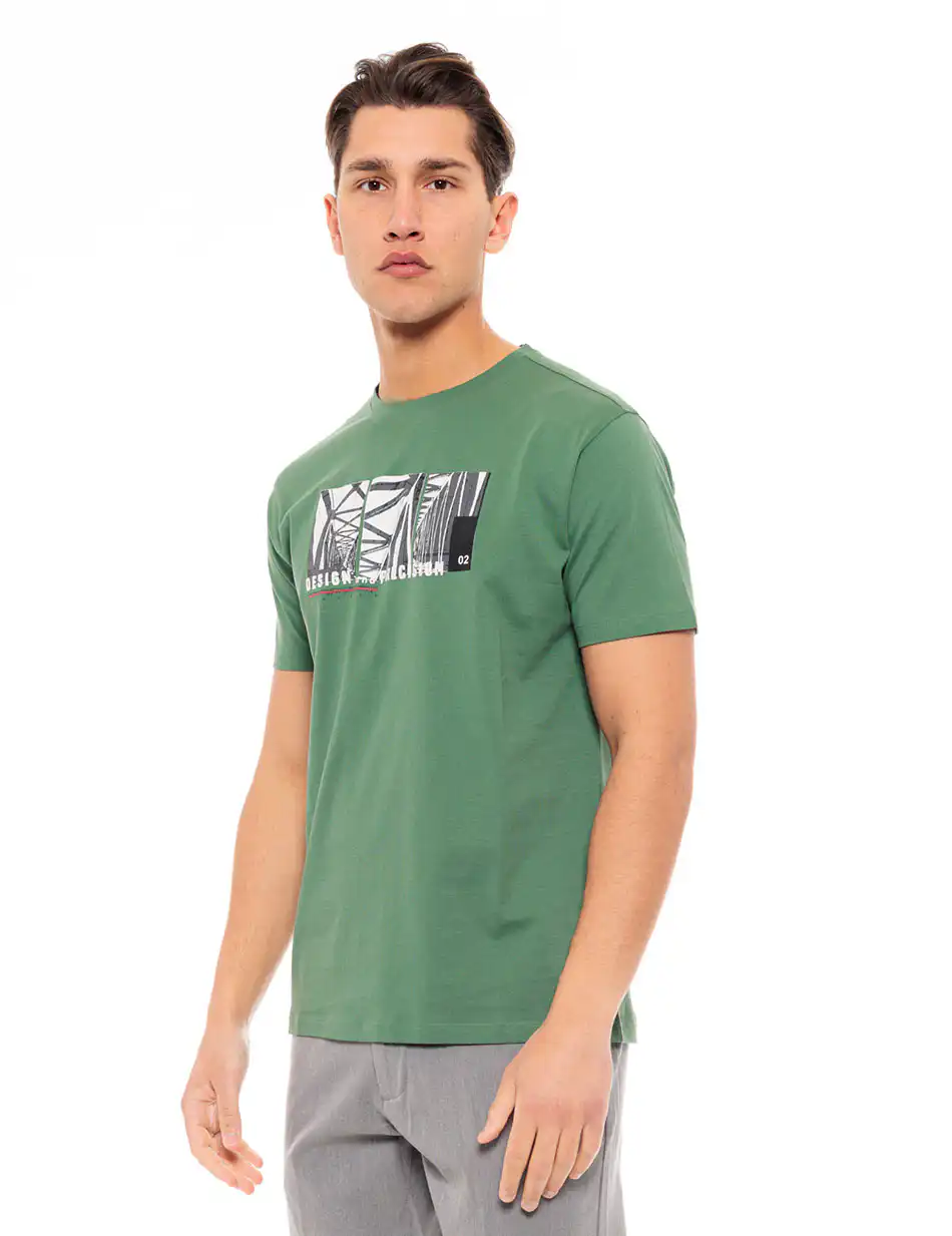 Biston fashion ανδρικό t-shirt 49-206-067 GREEN