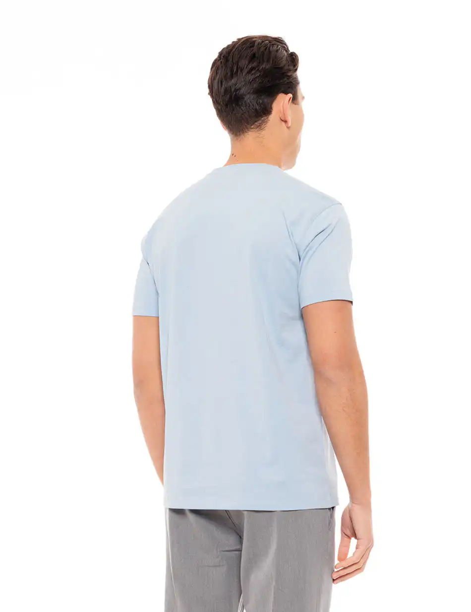 Biston fashion ανδρικό t-shirt 49-206-067 SKY BLUE