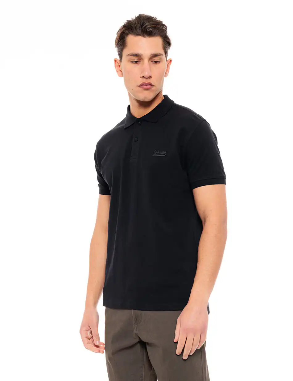 Splendid fashion ανδρικό polo 49-206-074 BLACK