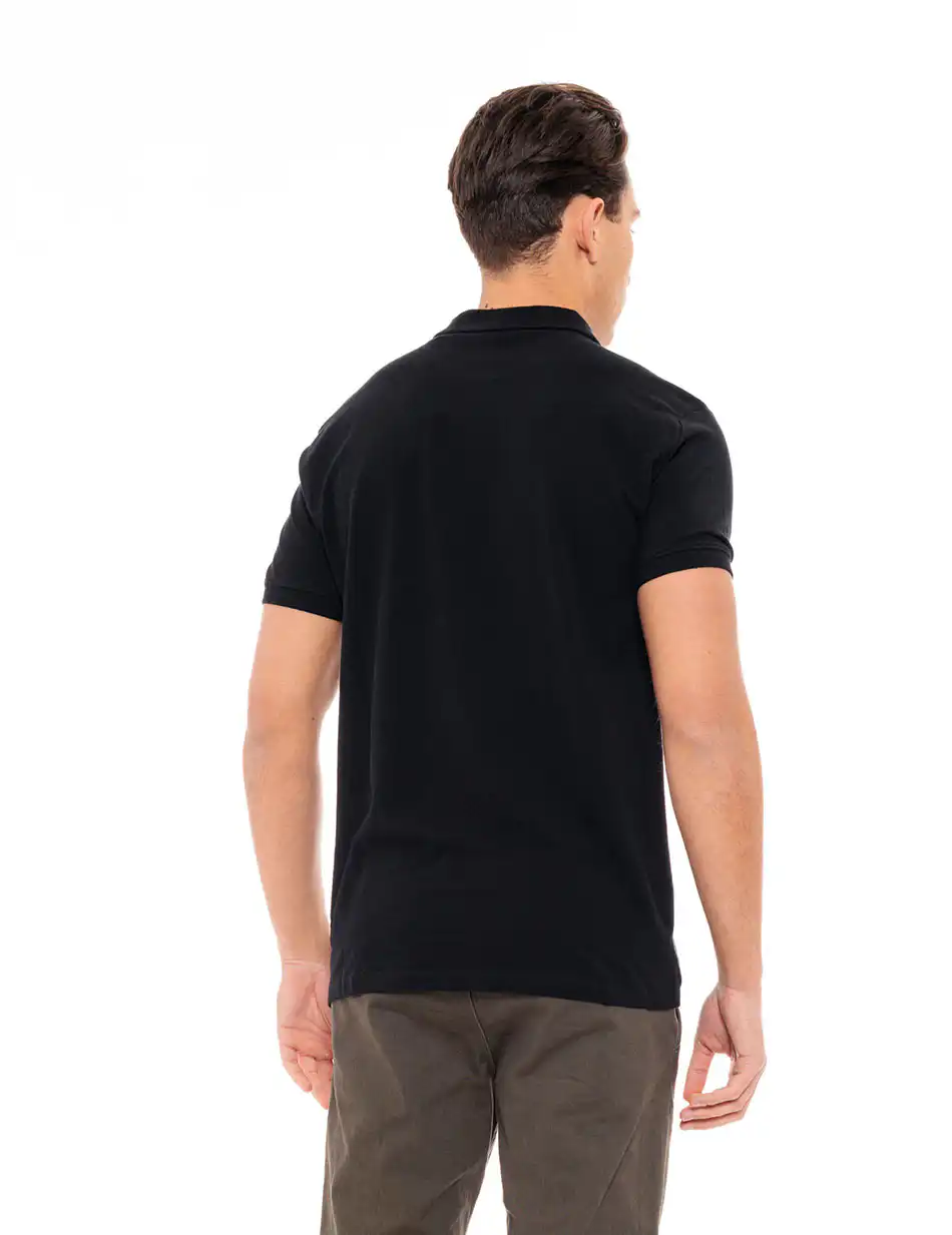 Splendid fashion ανδρικό polo 49-206-074 BLACK