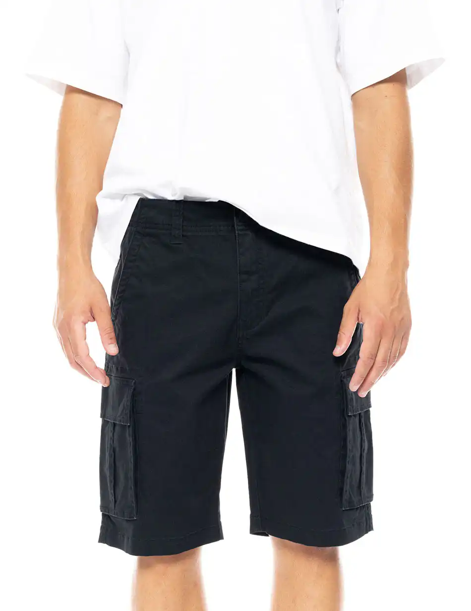 Splendid fashion ανδρική cargo βερμούδα 49-221-010 BLACK