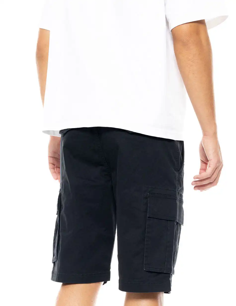 Splendid fashion ανδρική cargo βερμούδα 49-221-010 BLACK