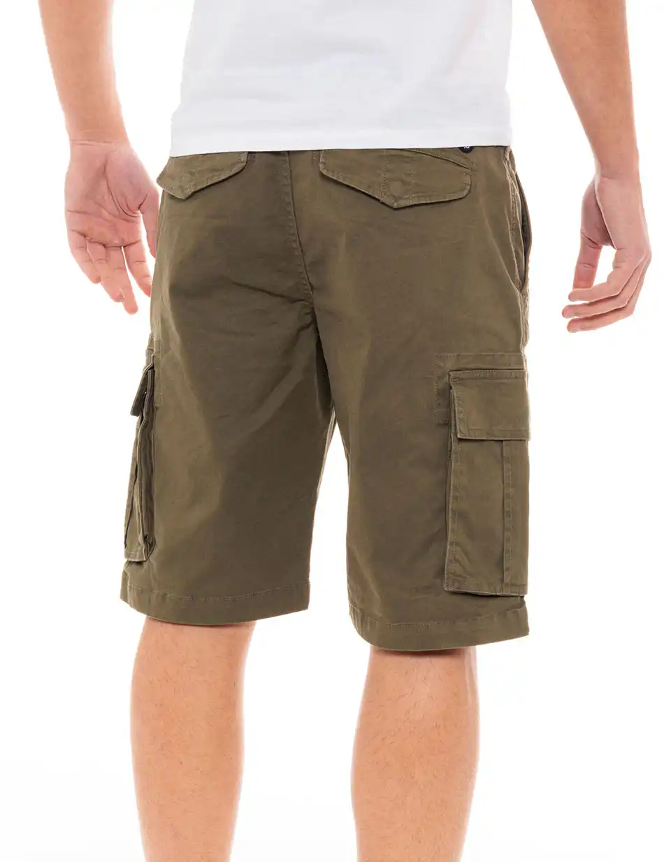 Splendid fashion ανδρική cargo βερμούδα 49-221-010 OLIVE