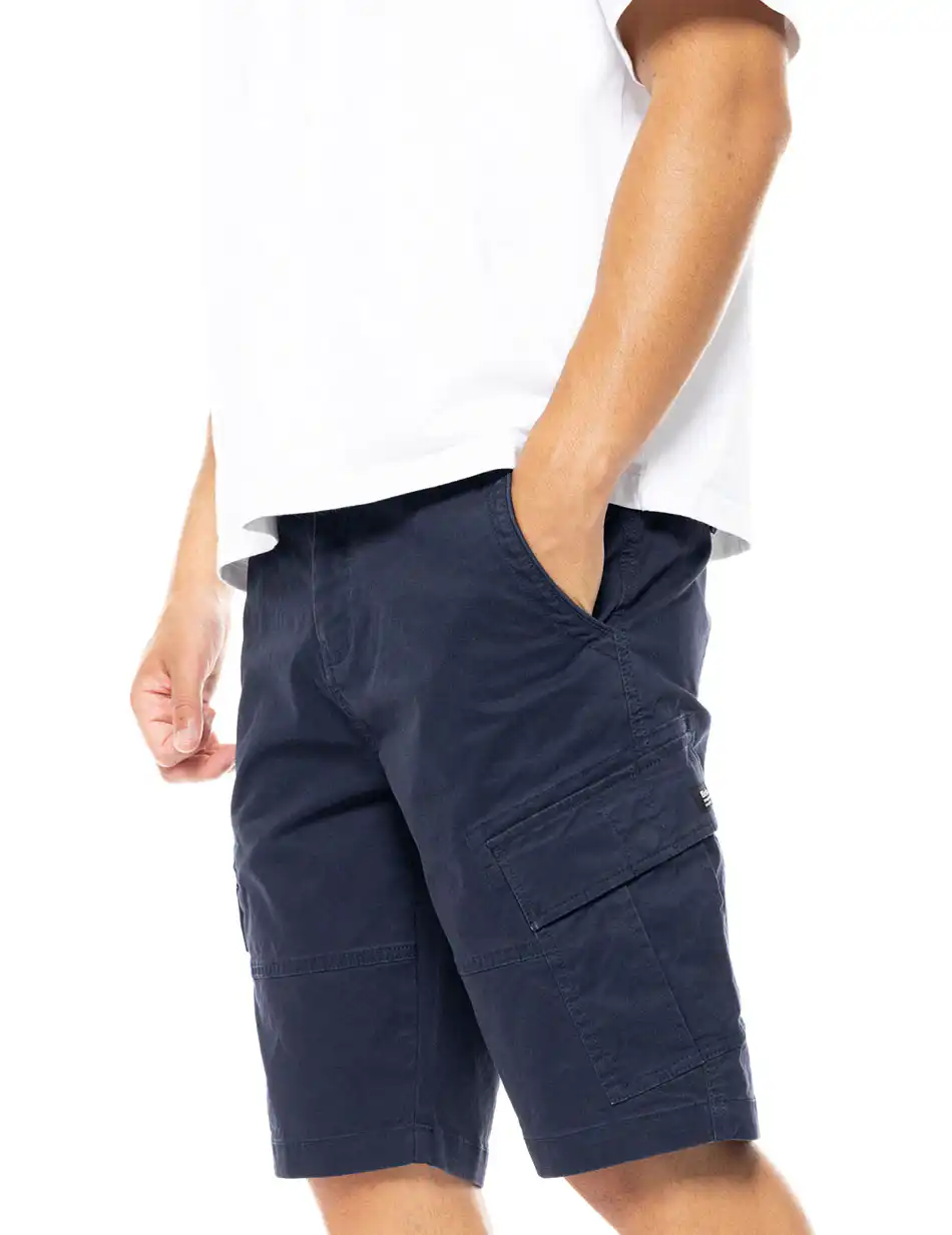 Biston fashion ανδρική cargo βερμούδα 49-221-011 NAVY