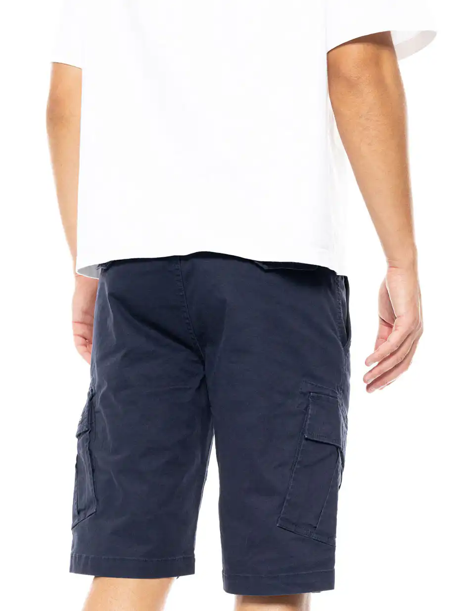 Biston fashion ανδρική cargo βερμούδα 49-221-011 NAVY