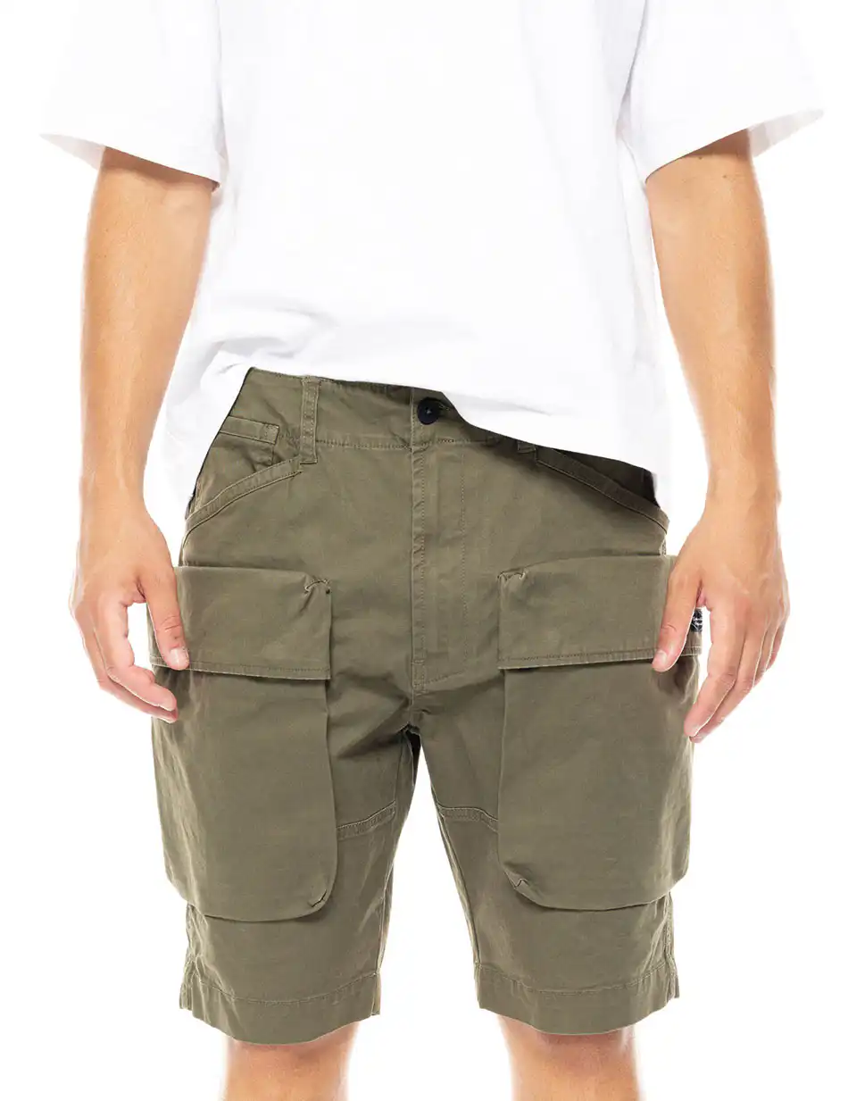 Splendid fashion ανδρική cargo βερμούδα 49-221-012 OLIVE