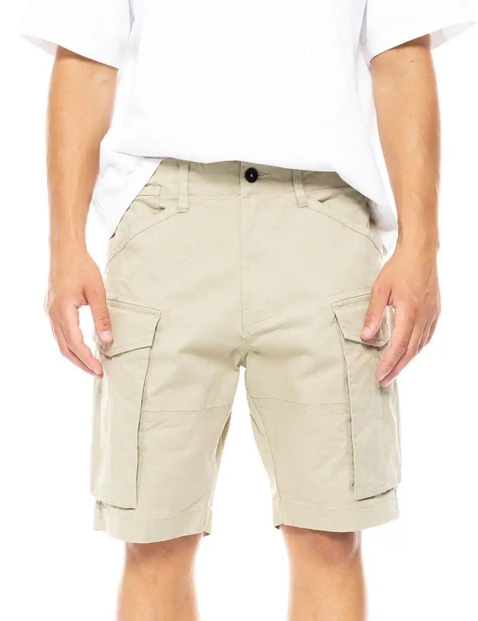 Biston fashion ανδρική cargo βερμούδα 49-221-013 BEIGE