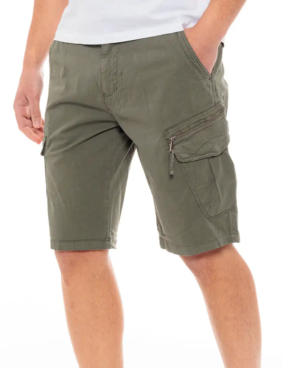 Splendid fashion ανδρική cargo βερμούδα 49-221-016 KHAKI
