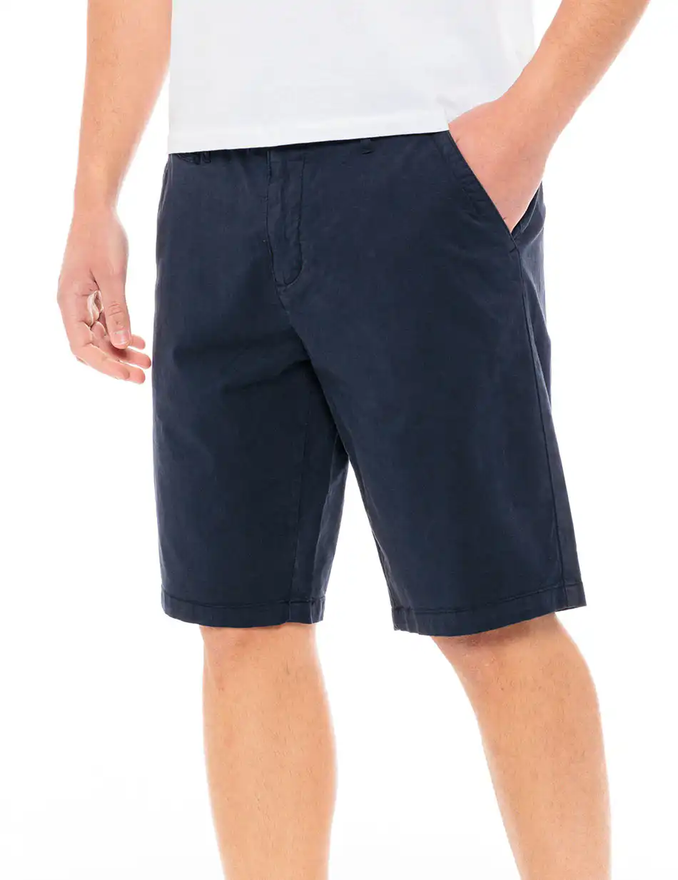 Biston fashion ανδρική chinos βερμούδα 49-221-019 NAVY