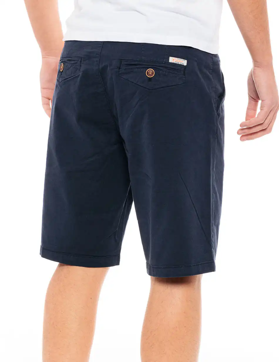 Biston fashion ανδρική chinos βερμούδα 49-221-019 NAVY