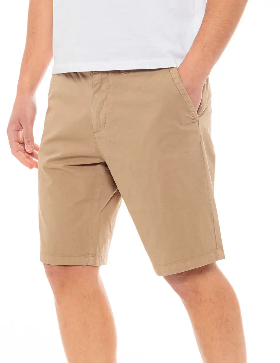 Splendid fashion ανδρική chinos βερμούδα 49-221-020 BEIGE